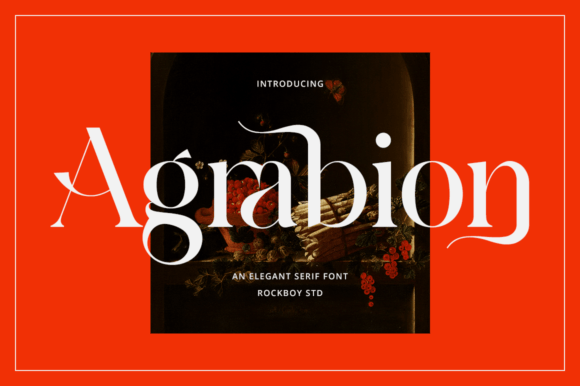 Agrabion: Elevating Digital Readability with Elegant Serif Typography
