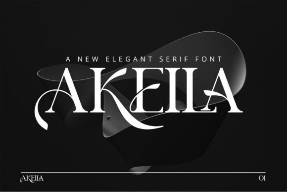 Akeila: The Elegant Serif Font for Handmade Creators