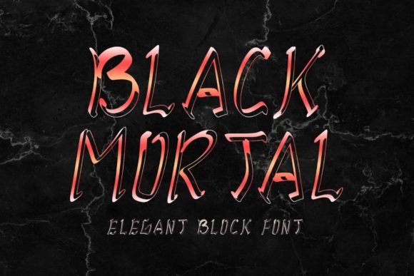 Black Mortal: The Perfect Blackletter Typeface for Handmade Brands