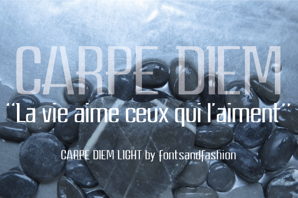 Carpe Diem Light: A Minimalist Serif for Modern Brand Identity