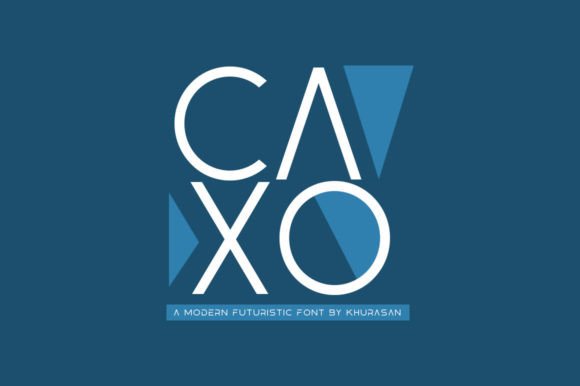 Caxo: A Modern Sans Serif Typeface for Polished Digital Interfaces