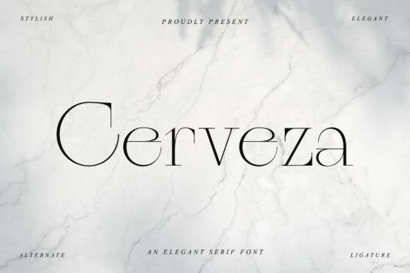 Cerveza: The Elegant Serif Font for Sophisticated Editorial Design