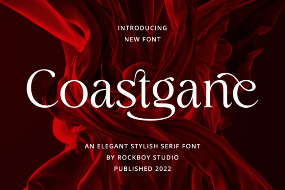 Coastgane: A Distinctive Serif Typeface for Modern Web Design