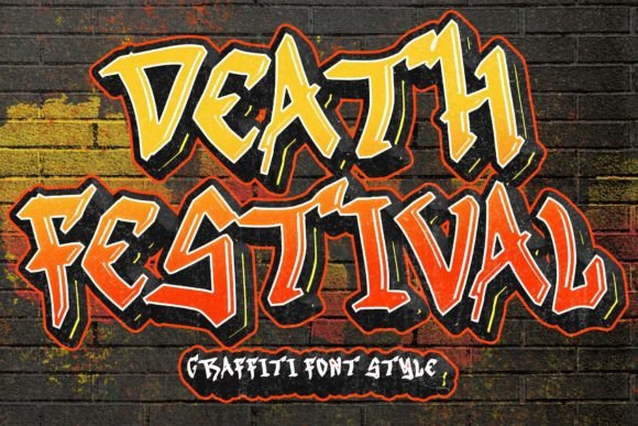 Death Festival: The Bold Typeface for Scroll-Stopping Campaigns