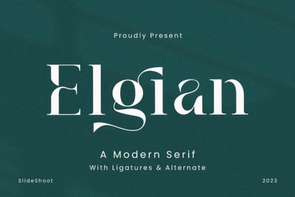 Elgian: A Premium Serif Typeface for Elevated Editorial Design