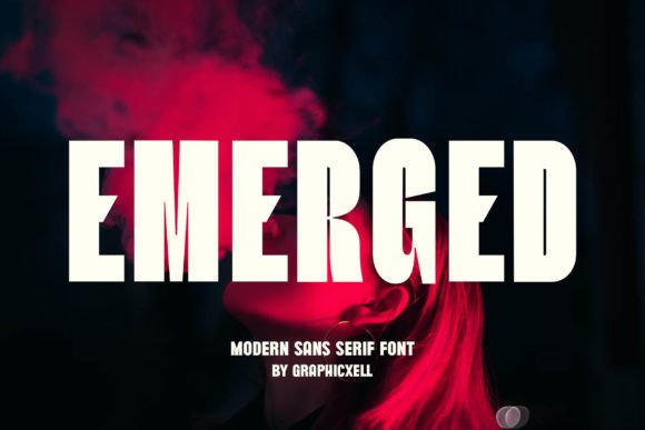 Emerged Typeface: A Modern Sans Serif for Handmade Branding