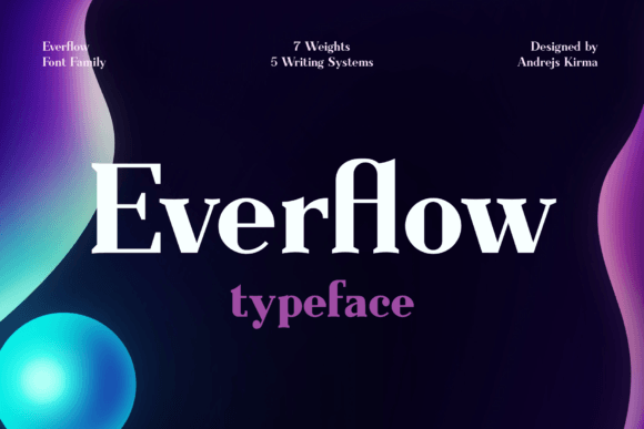 Everflow: The Elegant Serif Font for Professional Branding