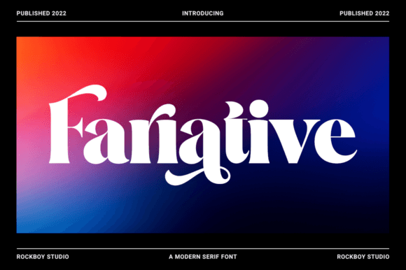 Fariative: The Elegant Serif Font for Handmade Product Labels and Prints