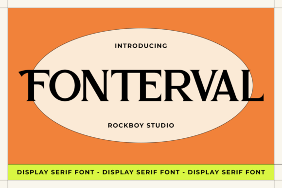 Fonterval: A Refined Serif for Modern Editorial Design