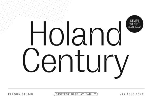Holand Century: A Modern Sans Serif for Authentic Brand Identity