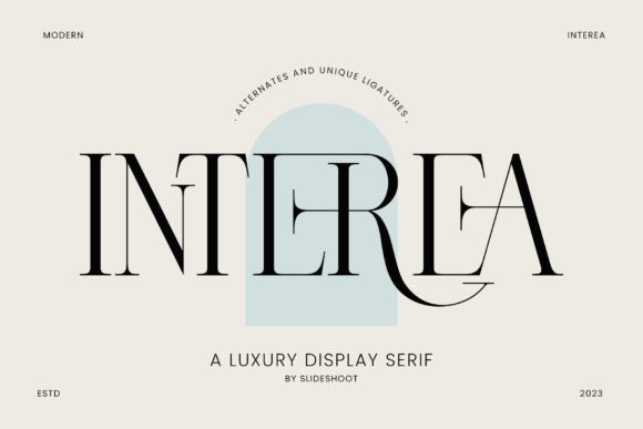 Interea: The Premium Serif Font for Polished Brand Identity