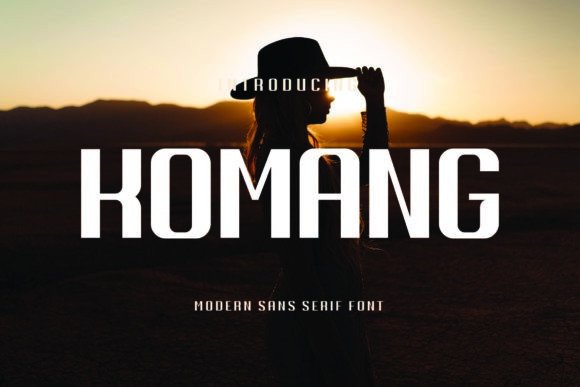Komang Typeface: A Minimalist Sans Serif for Modern Craft Branding