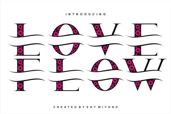 Love Flow: A Decorative Typeface for Editorial Elegance
