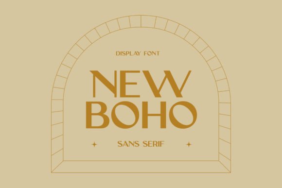 New Boho: A Unique Sans Serif Display Font for Modern Web Design