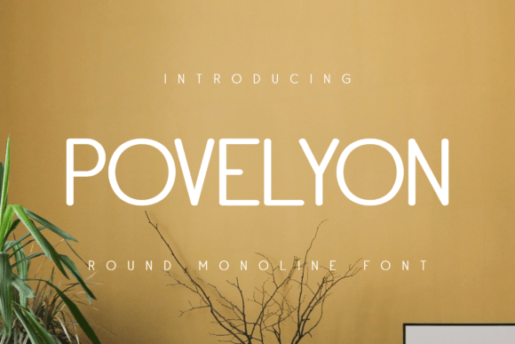 Povelyon Typeface: Elevating Handmade Product Branding