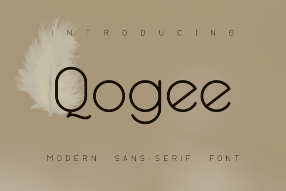 Qogee: The Modern Sans Serif Font for Polished Brand Identity