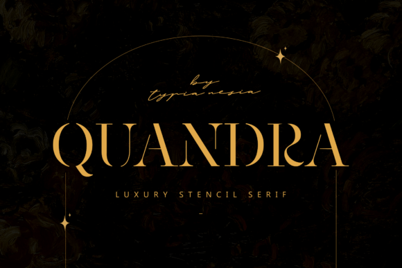 Quandra: The Luxury Serif Typeface for High-End Campaigns