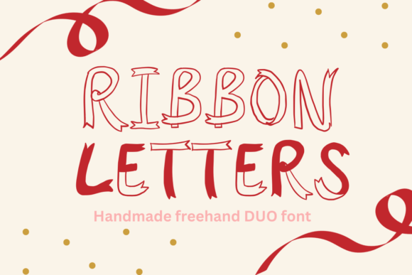 Ribbon Letters: A Creative Font for Elegant Brand Identity