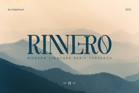 Rinnero: The Elegant Serif Typeface for Polished Brand Identity