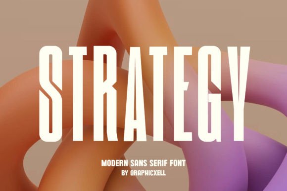 Strategy: A Modern Sans Serif Font for Professional Branding