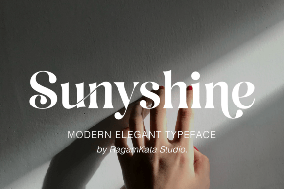 Sunyshine Typeface: Elevating Digital Brand Identity with Graceful Serif Design