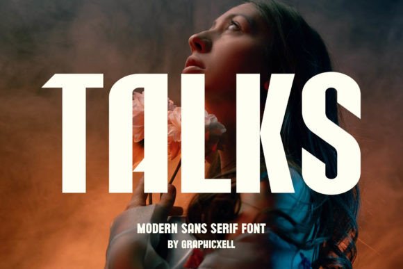 Talks Typeface: A Minimalist Sans Serif for Modern Brand Identity