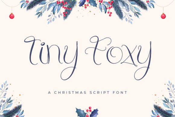 Tiny Foxy: The Playful Script Font for Festive Brand Campaigns