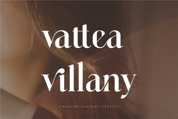 Vattea Villany: A Minimalist Serif for Elegant Brand Identity