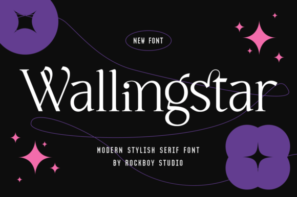 Wallingstar: An Elegant Serif Typeface for Modern Brand Identity