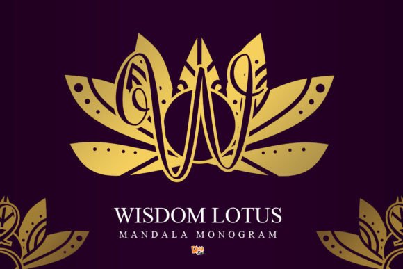 Wisdom Lotus Mandala: The Elegant Typeface for Handmade Branding